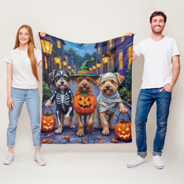 Cobertor De Velo Fantasias de Halloween para Cães Lowchen em Doces  (In Situ)