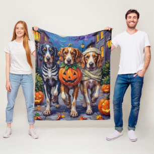 Cobertor De Velo Fantasias de Halloween para English Setter fazendo