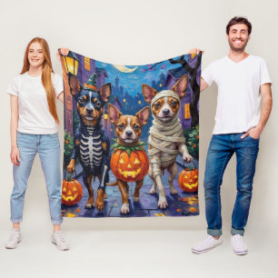 Cobertor De Velo Fantasias de Halloween para Japanese Chin Trick-or