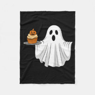 Cobertor De Velo Fantasma Bonita do Halloween Segurando Pocke Cupca
