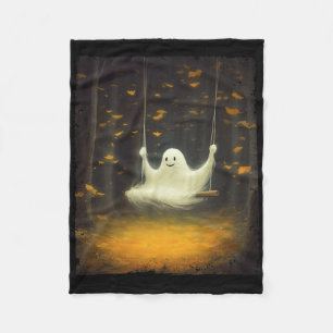 Cobertor De Velo Fantasma Bonito Em Um Dia de as Bruxas engraçado D