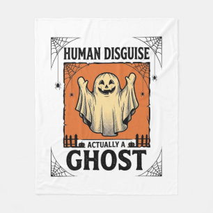 Cobertor De Velo Fantasma de Fantasia Humana Humor Vintage de Hallo