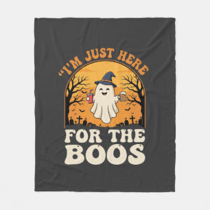 Cobertor De Velo Fantasma de Halloween Aqui Para As Vaias
