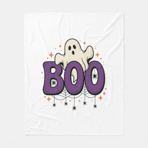 Cobertor De Velo Fantasma de Halloween Boo Aranha Engraçada Vintage