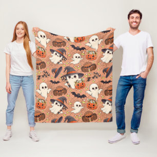 Cobertor De Velo Fantasma de Halloween Fofo no Estilo Kawaii