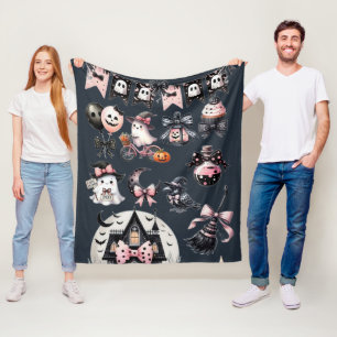 Cobertor De Velo Fantasma Fofo no Halloween 