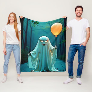 Cobertor De Velo Fantasma Spooky com Eerie Balloon