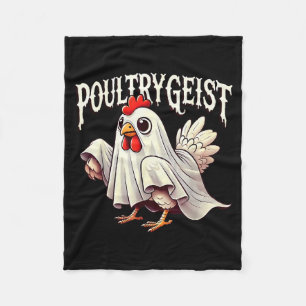 Cobertor De Velo Fantasmas de Frango Ultrygeist Funny Halloween Agr