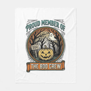 Cobertor De Velo Fantasmas de Halloween Orgulhoso Membro Boo Tripul