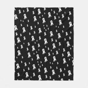 Cobertor De Velo Fantasmas do Dia das Bruxas Escuros