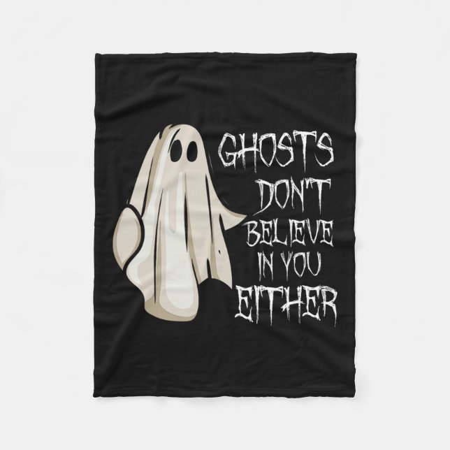 Cobertor De Velo Fantasmas não acreditam em você, nem em Ghos Paran (Frente)