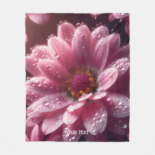 Cobertor De Velo Fantástica Flor Cor-de-Rosa