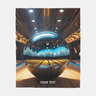 Cobertor De Velo Fantasy - Bola de Vidro de Boliche