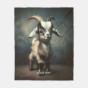 Cobertor De Velo Fantasy Bonito Bebê Goat
