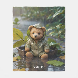 Cobertor De Velo Fantasy Bonito Urso Bebê