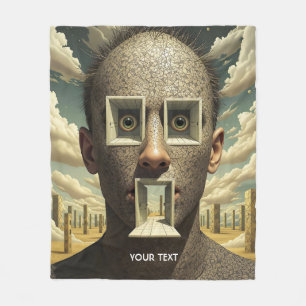 Cobertor De Velo Fantasy Cut Door Windows Man