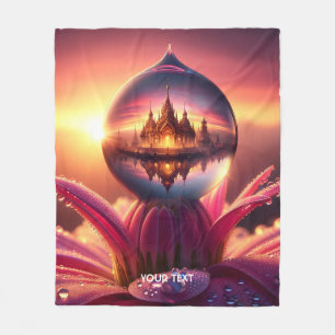 Cobertor De Velo Fantasy Cute Drop Dew Flower