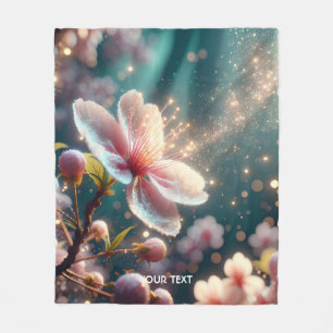 Cobertor De Velo Fantasy Cute Forest Sakura Flower