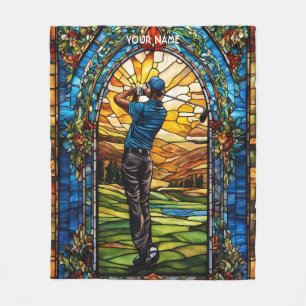 Cobertor De Velo Fantasy Cute StainGlass Golf