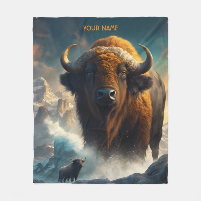 Cobertor De Velo Fantasy Cute Vivid Flowers Excelente Buffalo (Frente)