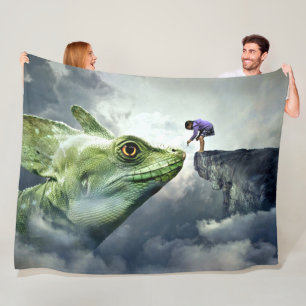 COBERTOR DE VELO FANTASY DRAGON