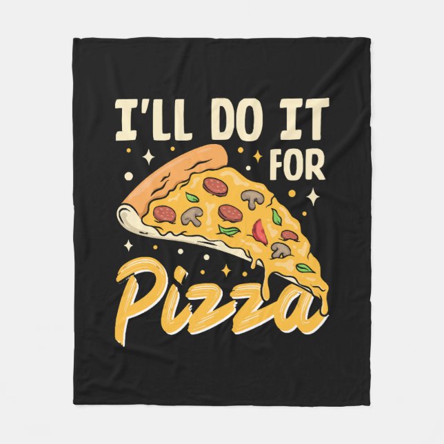 Cobertor De Velo Farei por Pizza (Frente)