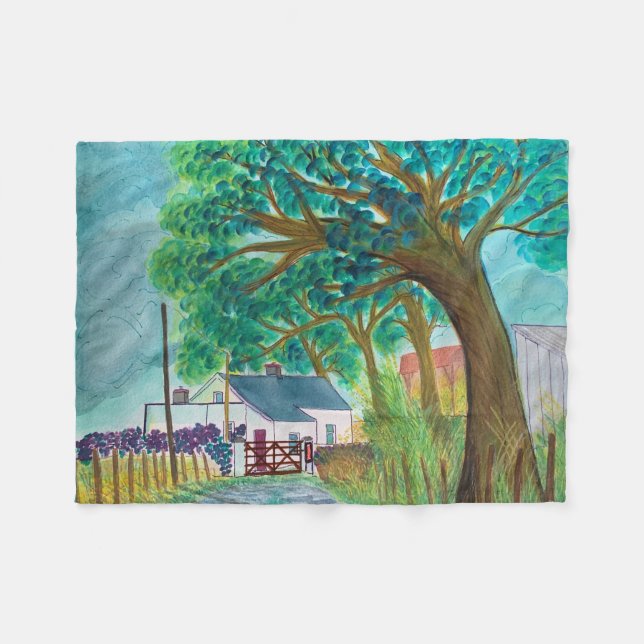 Cobertor De Velo Farmhouse Irlandês (Frente (Horizontal))