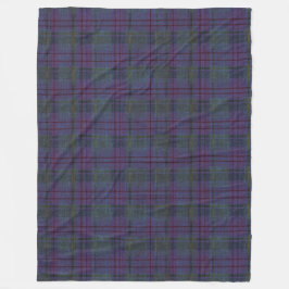Cobertor De Velo Farmhouse Navy Blue Tartan