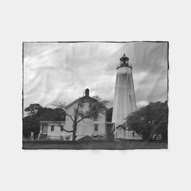 Cobertor De Velo Farol Sandy Hook (Frente (Horizontal))