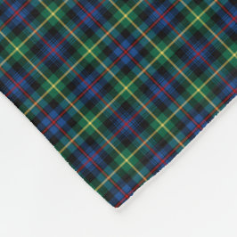 Cobertor De Velo Farquharson Clan Blue, Green and Black Tartan