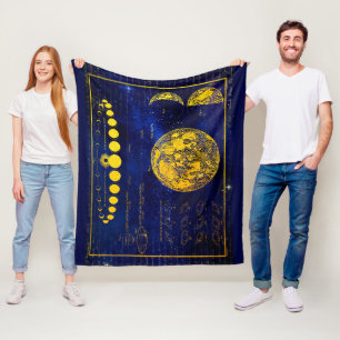 Cobertor De Velo Fases da Vintagem da Lua Saturno Júpiter Vênus