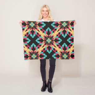 Cobertor De Velo Fashion Floral E Sem Glamor