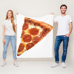 Cobertor De Velo Fatia de pizza de pepperoni clássica derretida do 
