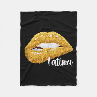 Cobertor De Velo Fatima - Presente de Primeiro Nome Sem Mangas
