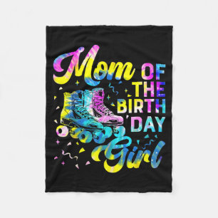 Cobertor De Velo Fato de mãe da menina de aniversário patins de rol