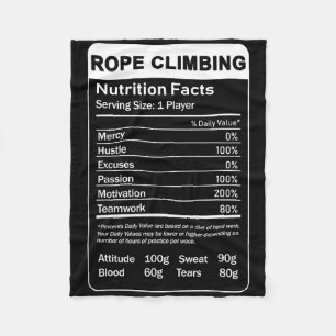 Cobertor De Velo Fatos Nutricionais de Escalada de Corda