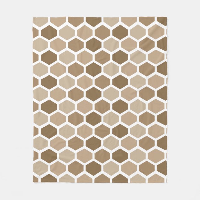 Cobertor De Velo Favo de Mel na Areia (Frente)