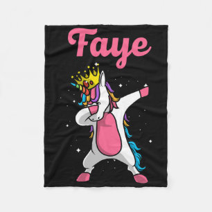Cobertor De Velo Faye Gift Name Personalizado Birthday Dabbing Unic