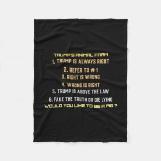 Cobertor De Velo Fazenda Animal de Trump