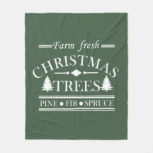 Fazenda fresca Árvores de Natal Feliz