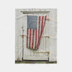 Cobertor De Velo Fazendas Porta Branca Com Bandeira Americana