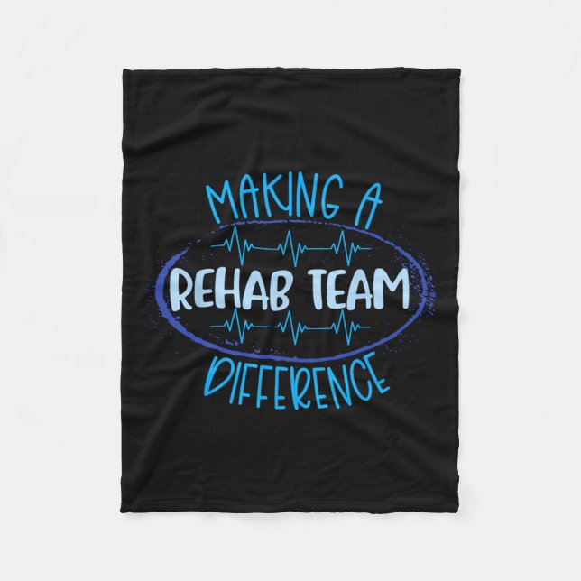 Cobertor De Velo Fazer Da Equipe De Reabilitação A Diferença Pt Ot  (Frente)