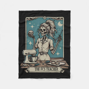 Cobertor De Velo Fcs Professora Skeleton Halloween Family E Consumi