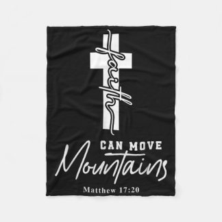 Cobertor De Velo Fé Pode Mover Montanhas Jesus Deus Bíblia Jesus Ve