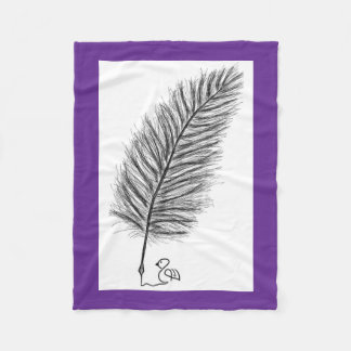 Cobertor De Velo Feather Quill a voz dos pensamentos e emoções