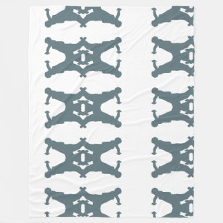 Cobertor De Velo Feldenkrais Blanket - Padrão Rolante Em Cinzas