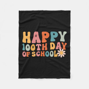 Cobertor De Velo Feliz 100º Dia Da Escola 100 Dias Meninas Mais Bri