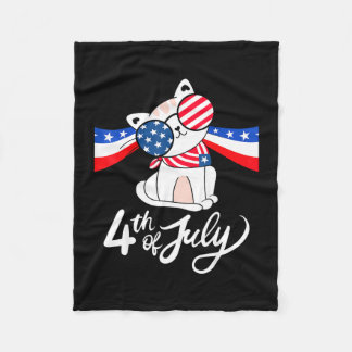 Cobertor De Velo Feliz 4 de julho dia da independência eua 4 de jul