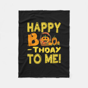 Cobertor De Velo Feliz aniversário do Halloween Boo-thday para mim