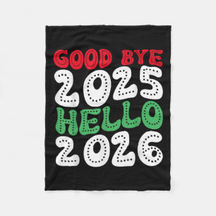 Cobertor De Velo Feliz ano novo 2026 Adeus 2025 Olá 2026 _2